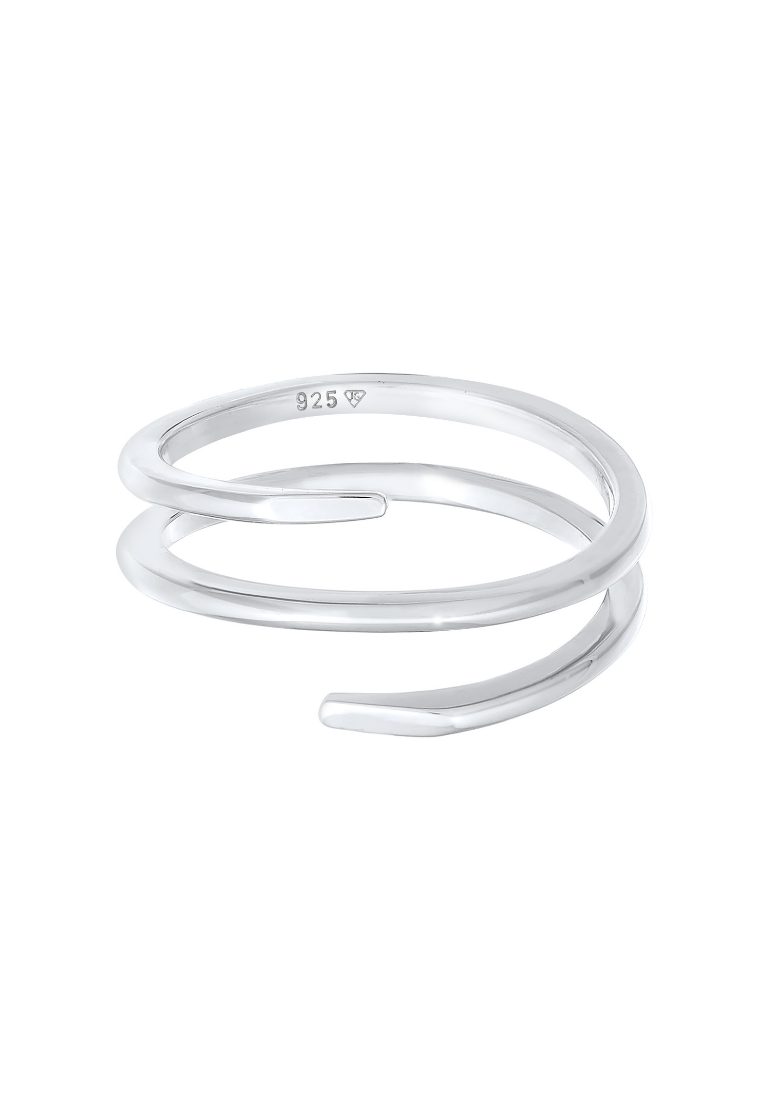 Elli Femmes Enroulement Torsadé Filigrane Tendance en Argent Sterling 925
