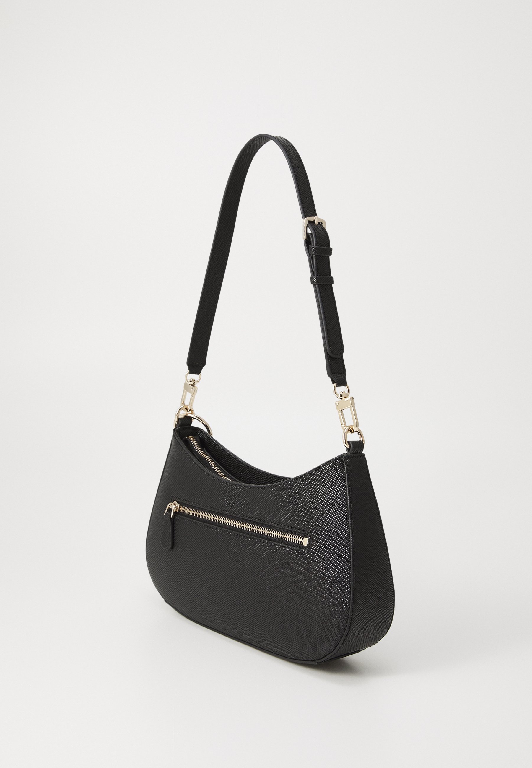 Guess NOELLE II TOP TORBA NA RAMIĘ Z ZAMKIEM NA GWIAZDKĘ - Torebka - czarna
