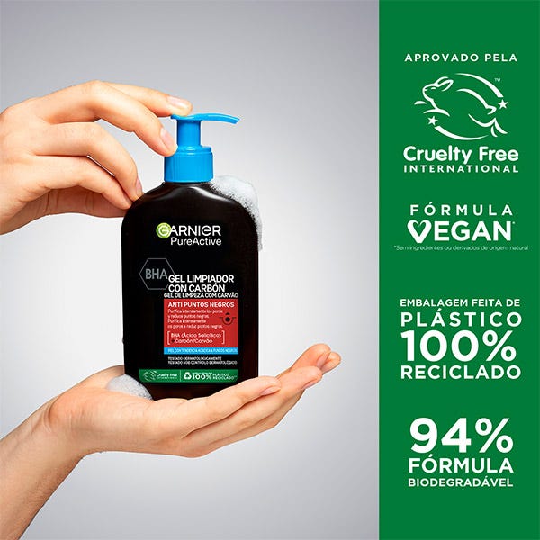 Rengöringsgel med träkol | 250 ml