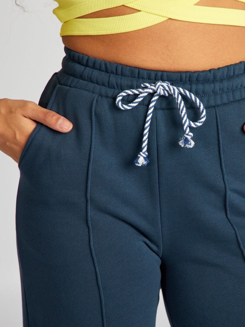 Fleece joggingbroek - BLAUW