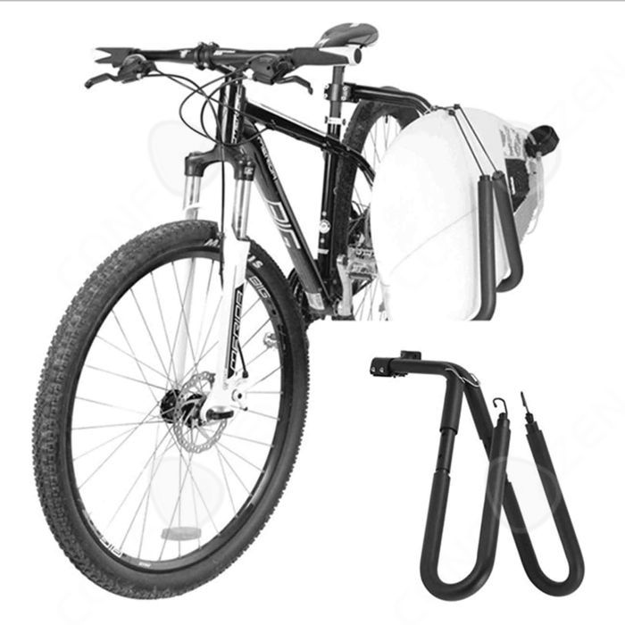 C Support de planche de surf porte-panneaux à vélo réglable support de vélo léger support de planche de surf pour sports extérieurs