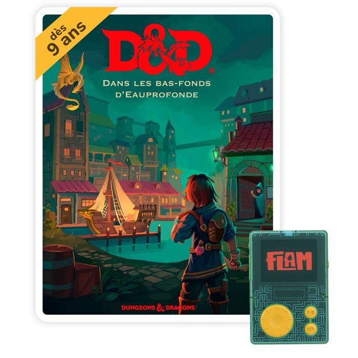 Lunii - Coffret Donjons & Dragons, dans les bas-fonds d'Eauprofondi - Lydbok interactif dés 9 ans à écouter sur FLAM