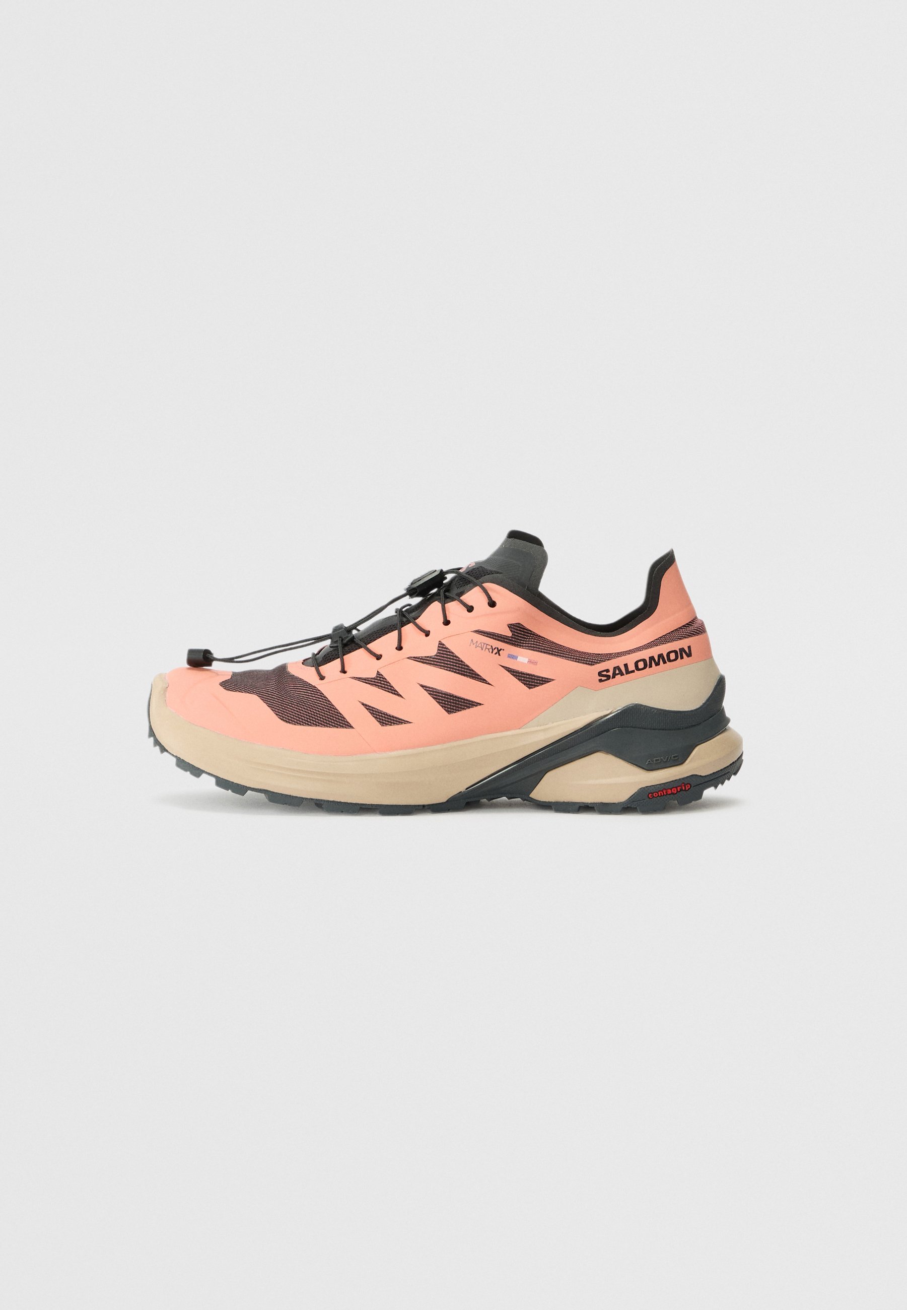 Salomon XA META - Wandelschoenen - fusion coral/oxford tan/zwart