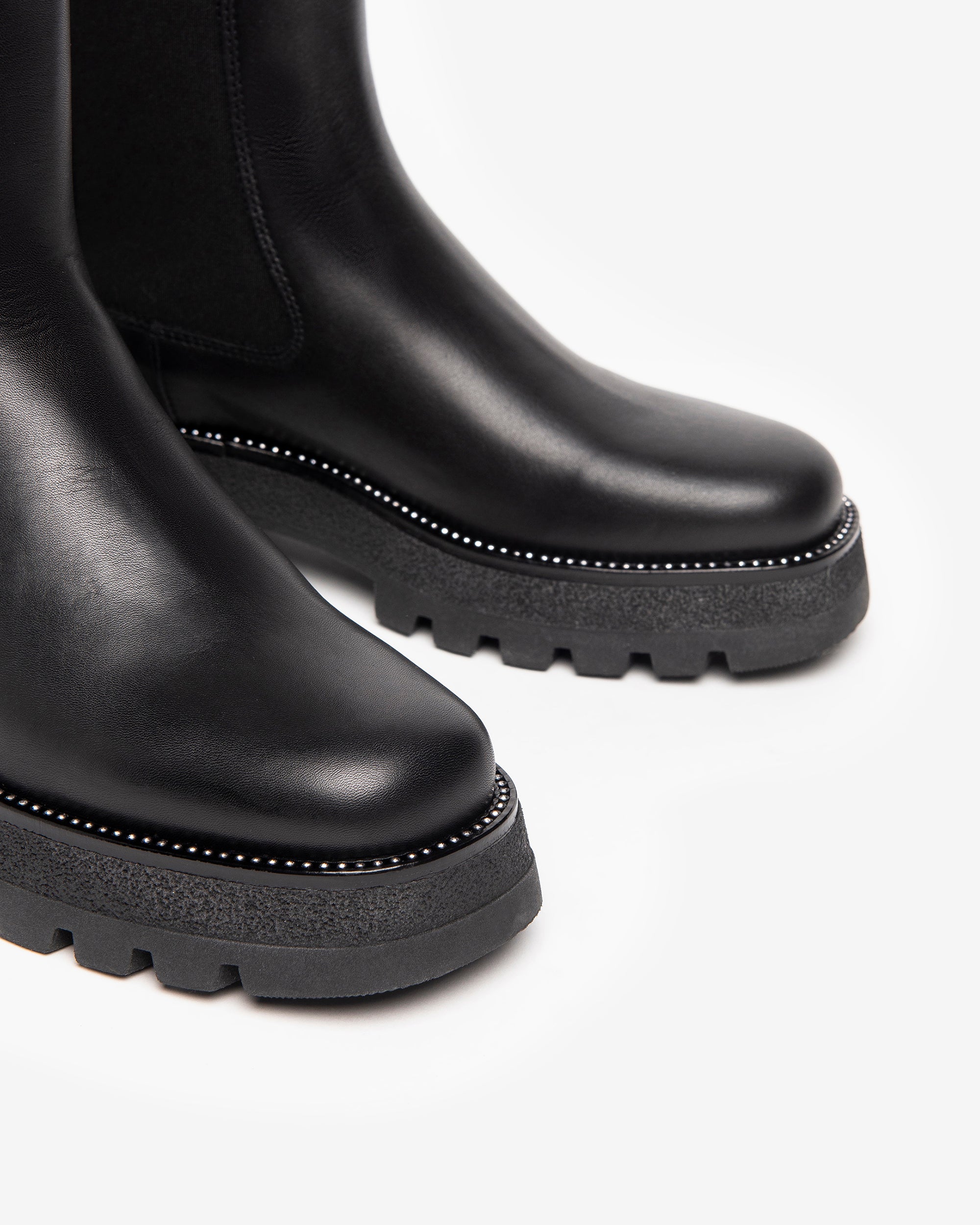  Chelsea-Boots aus Leder für Damen