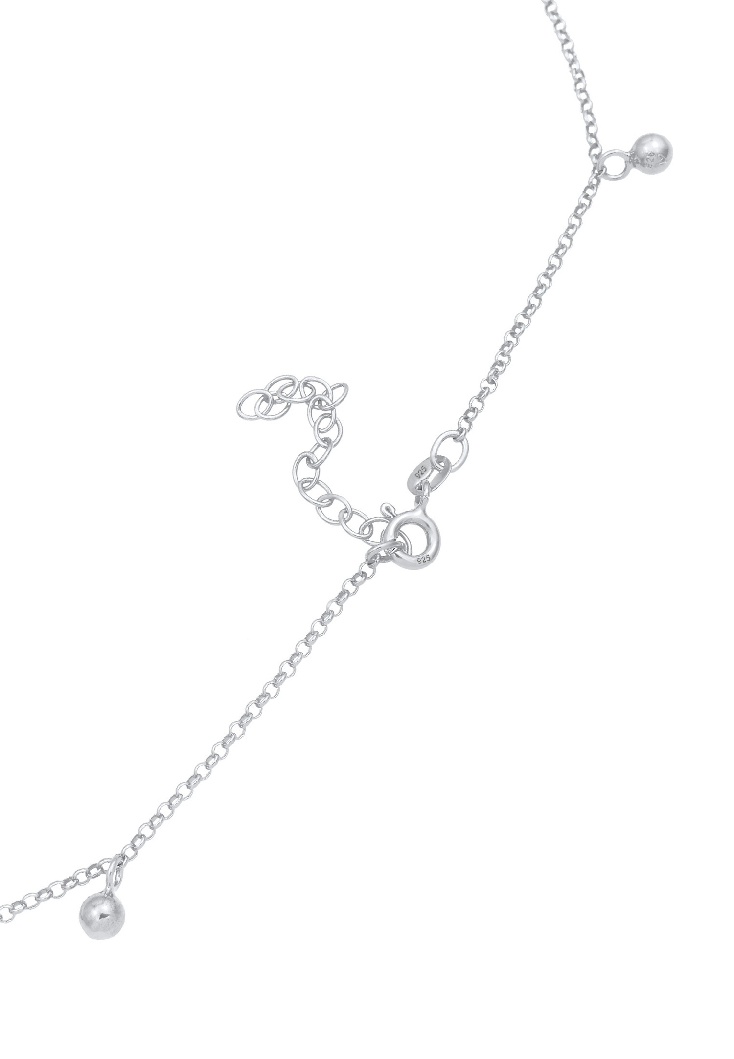 Elli Pendentif choker ball pour dames en 925/1000 argent massif
