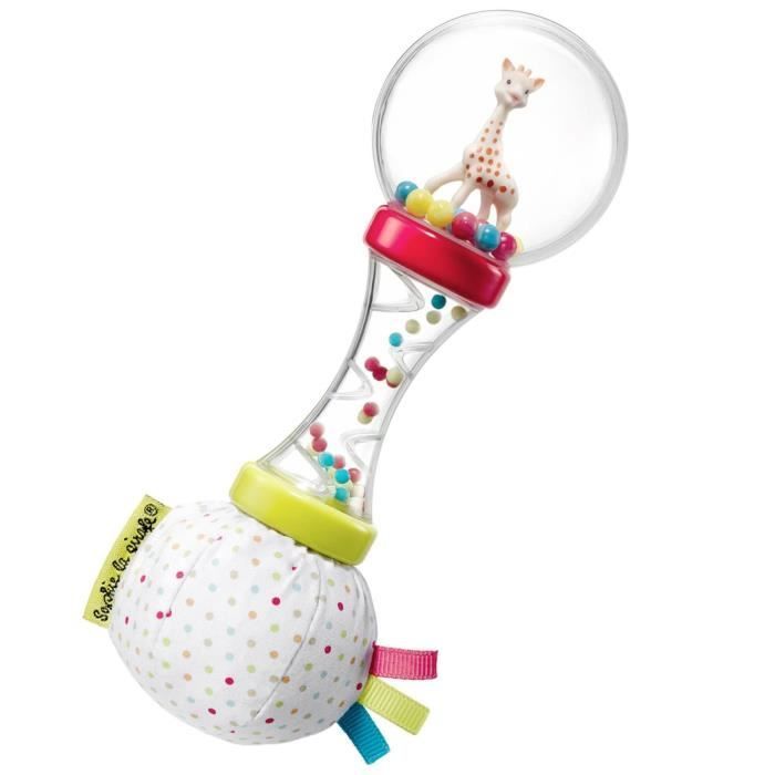 SOPHIE THE GIRAFFE Double Material Rattle 'Soft Maracas'