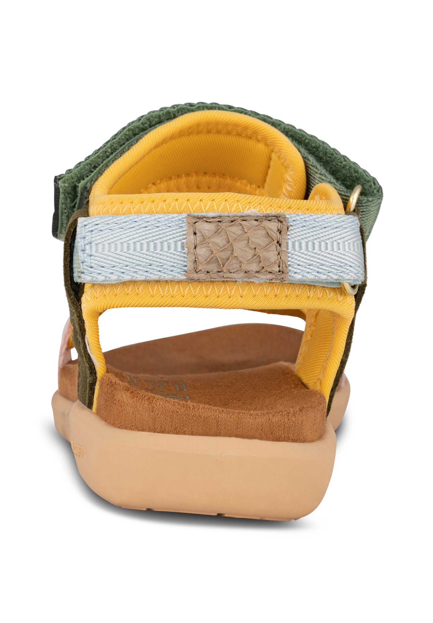 Woden CIRKELINE - Babyschoentjes - algen multi