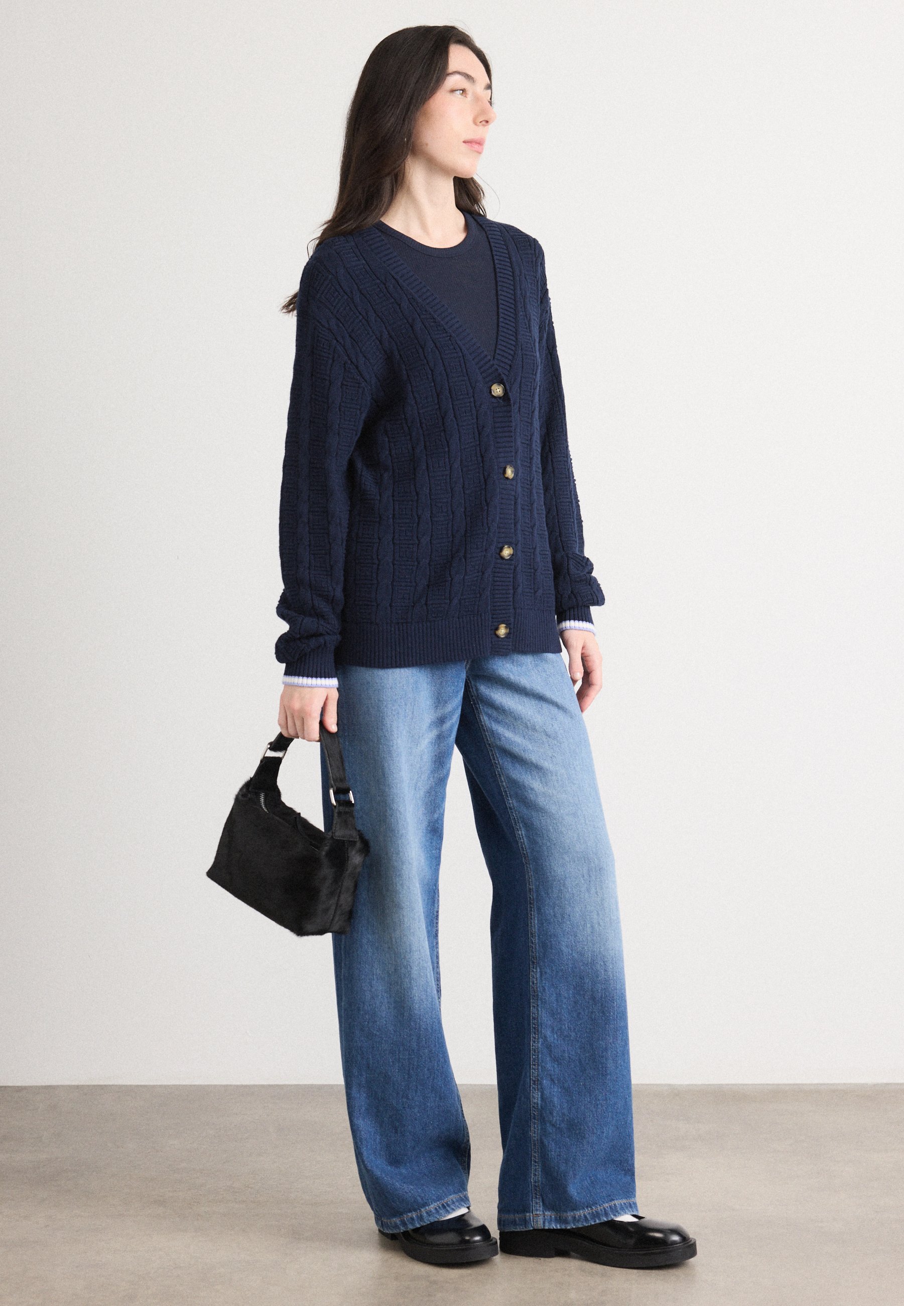 Gilet Tommy Jeans - Gilet - bleu marine nuit