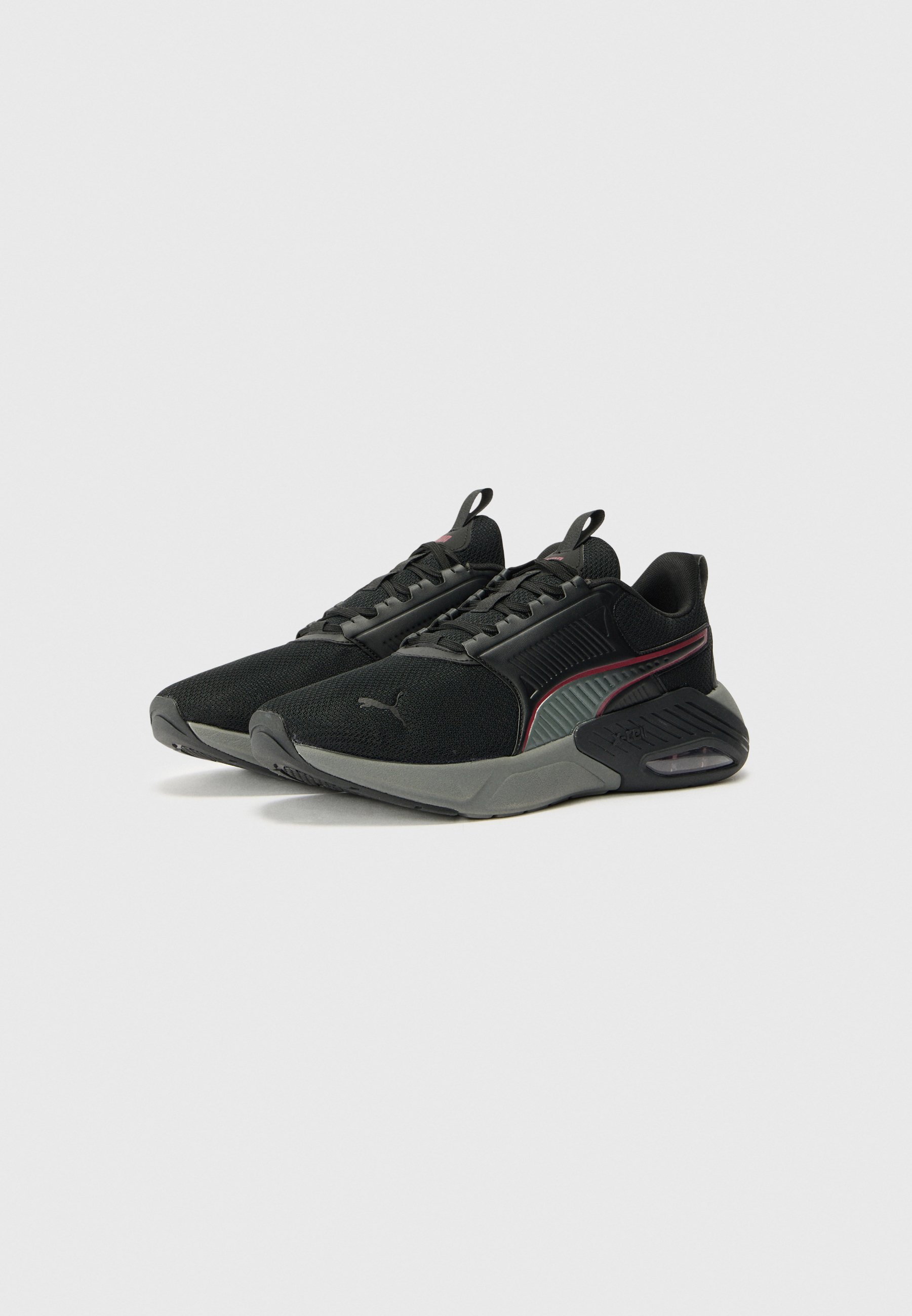 Puma X CELL NOVA UNISEX - Trainingsschoen - zwart/cool donkergrijs/team regal red
