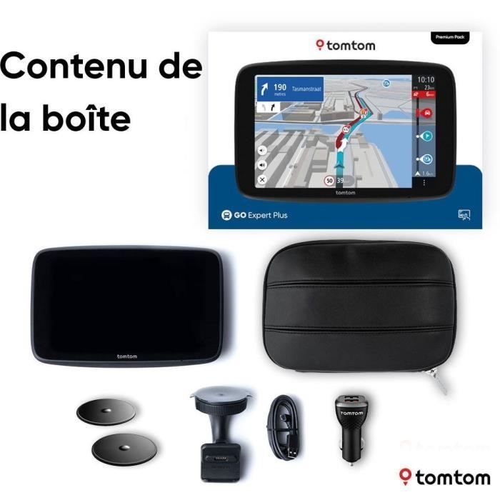 TomTom - GO Expert 7 Plus Premium Pack - GPS para camiones, autobuses y coches - Planificación de rutas - TomTom Traffic - Mapa mundial