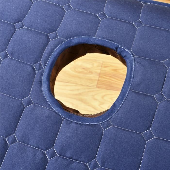 2 Pièces Matelas de Table de Massage avec Trou de Souffle de Visage pour SPA pour Salon de Beauté