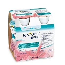 NESTLÉ Resource HP/HCl zemeņu 4x200 ml