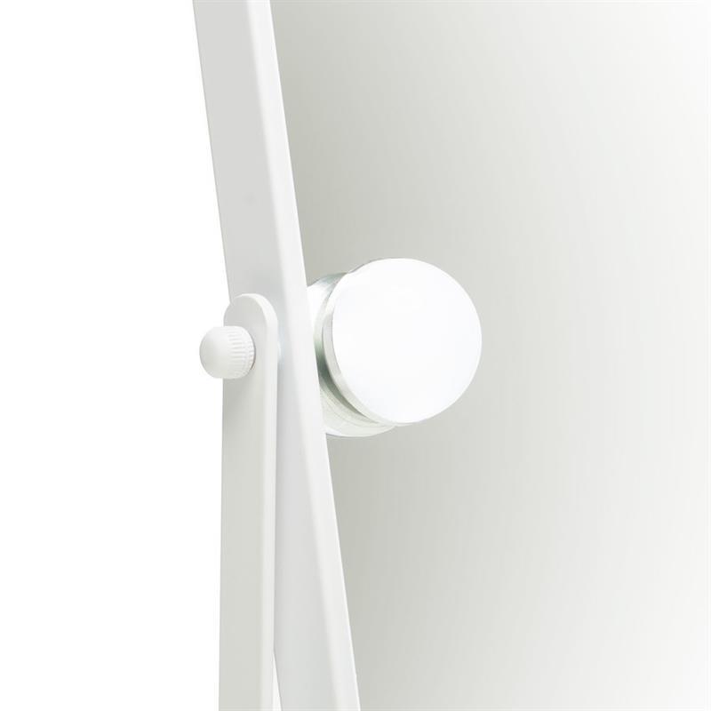 UNIQ kosmetinis veidrodis su LED apšvietimu – baltas