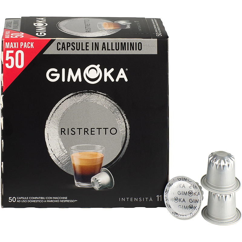 Gimoka Cápsulas de Café 50uds Ristretto