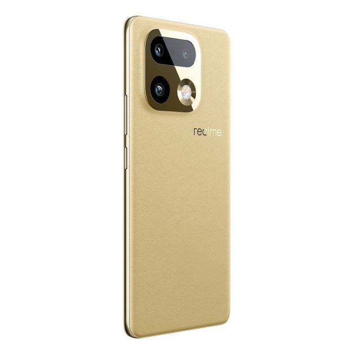 Smartphone Realme 16 Pro Plus 5G Gold 12GB RAM 512GB 200MP 7000mAh 80W IP69 AMOLED 6500nits Snapdragon 7 Gen4