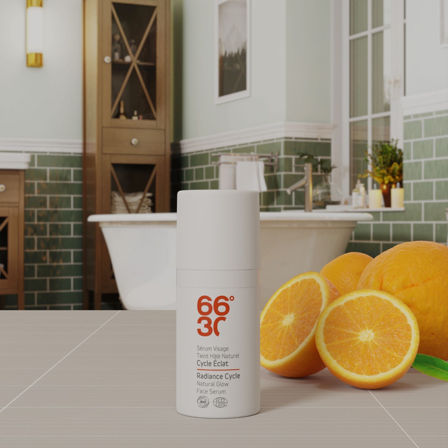 66°30 Sérum visage teint hâlé naturel