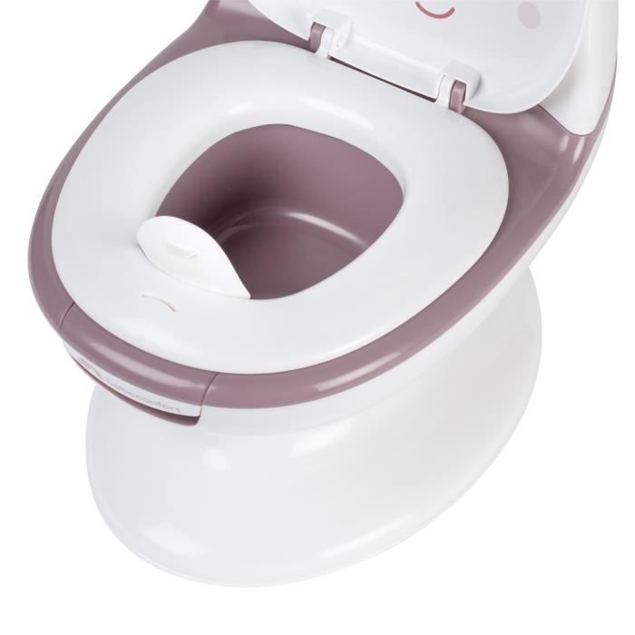 BEBECONFORT Mini Panda Toilet, Potty with Flushing Sound, Pink