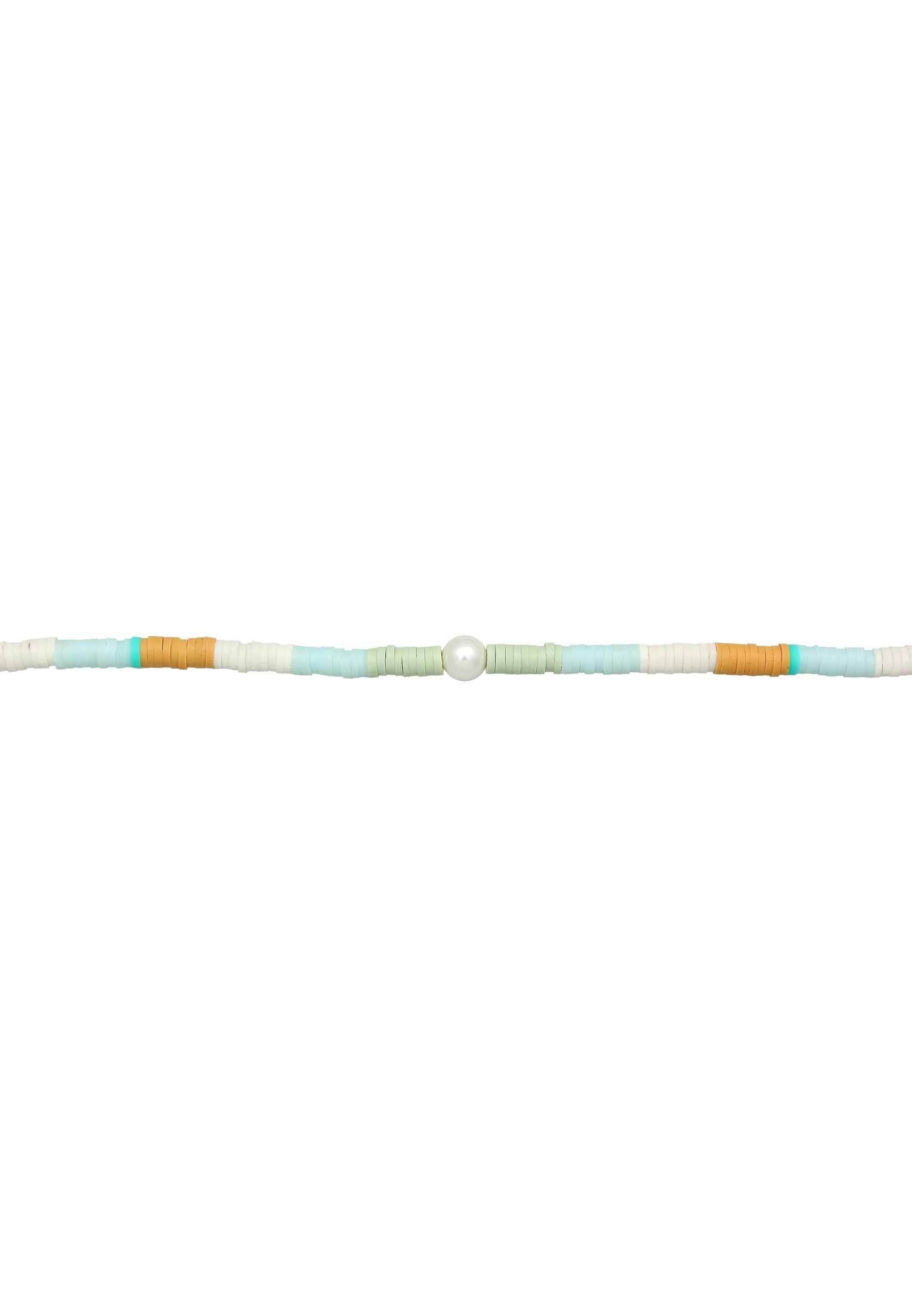 Elli Femmes Surfer Heishi perles coquillage en argent sterling 925