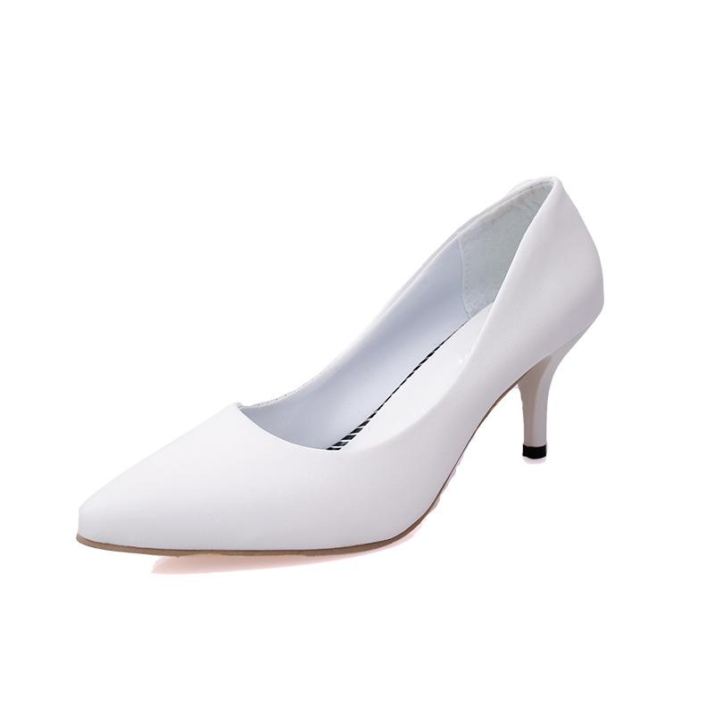 Escarpins d'été pointus, grandes tailles, chaussures décontractées à talons hauts pour femmes, antidérapantes, tendance et populaires.