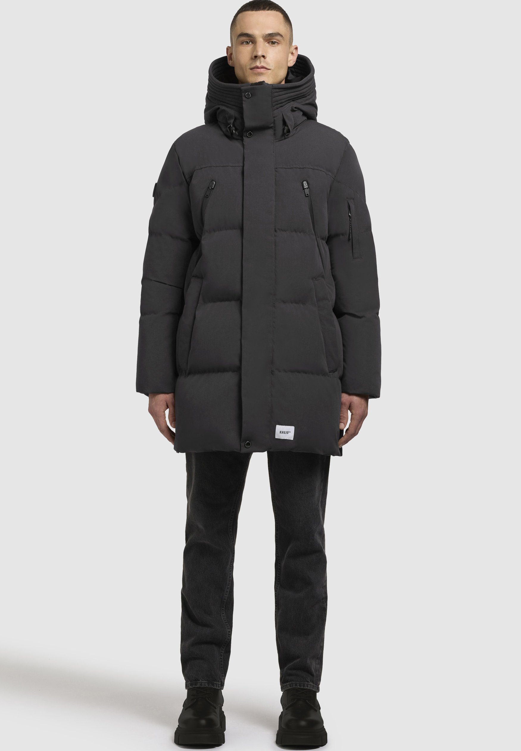khujo DOYLE - Cappotto invernale - grigio scuro