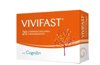 Vivifast 20 magensaftresistente Tabletten, Nahrungsergänzungsmittel für die Gehirnfunktion