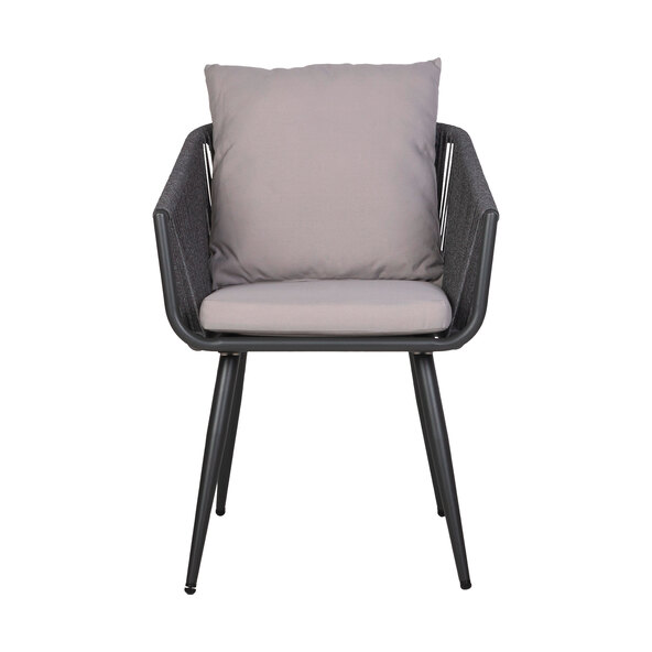 Set de mobilier de balcon din frânghie, 3 piese.
