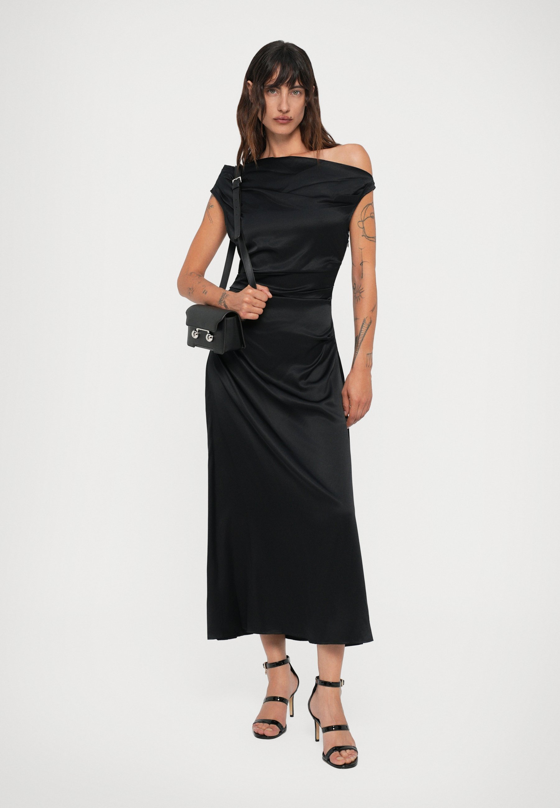 STAUD PHARE JURK - Cocktailjurk / Feestjurk - zwart