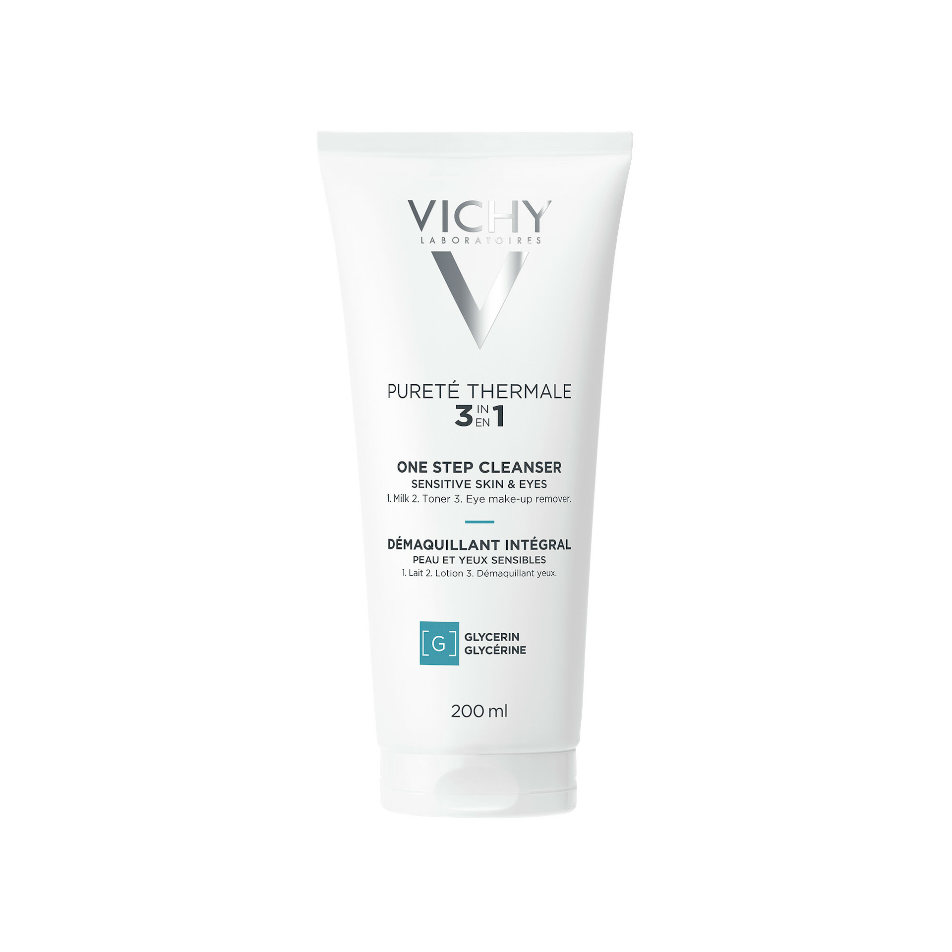 Pureté Thermale 3 az 1-ben egylépéses tisztító érzékeny bőrre 200 ml - Vichy
