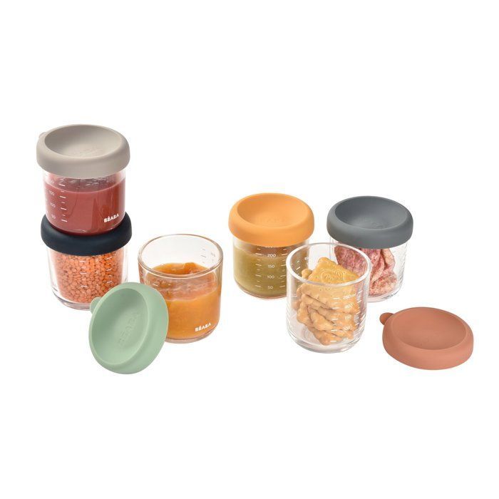 Set regalo di bicchieri da 6 porzioni BEABA Sunrise (250 ml)