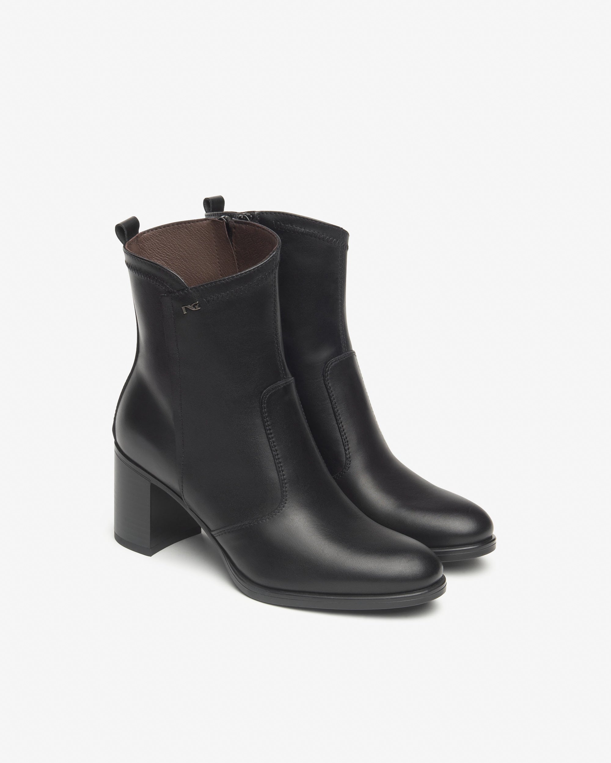  Damen-Ankle-Boots aus Leder