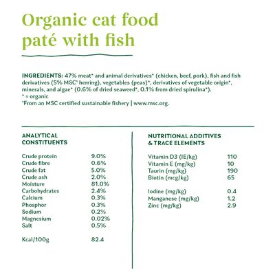 Yarrah økologisk paté sparepakke 12 x 400 g