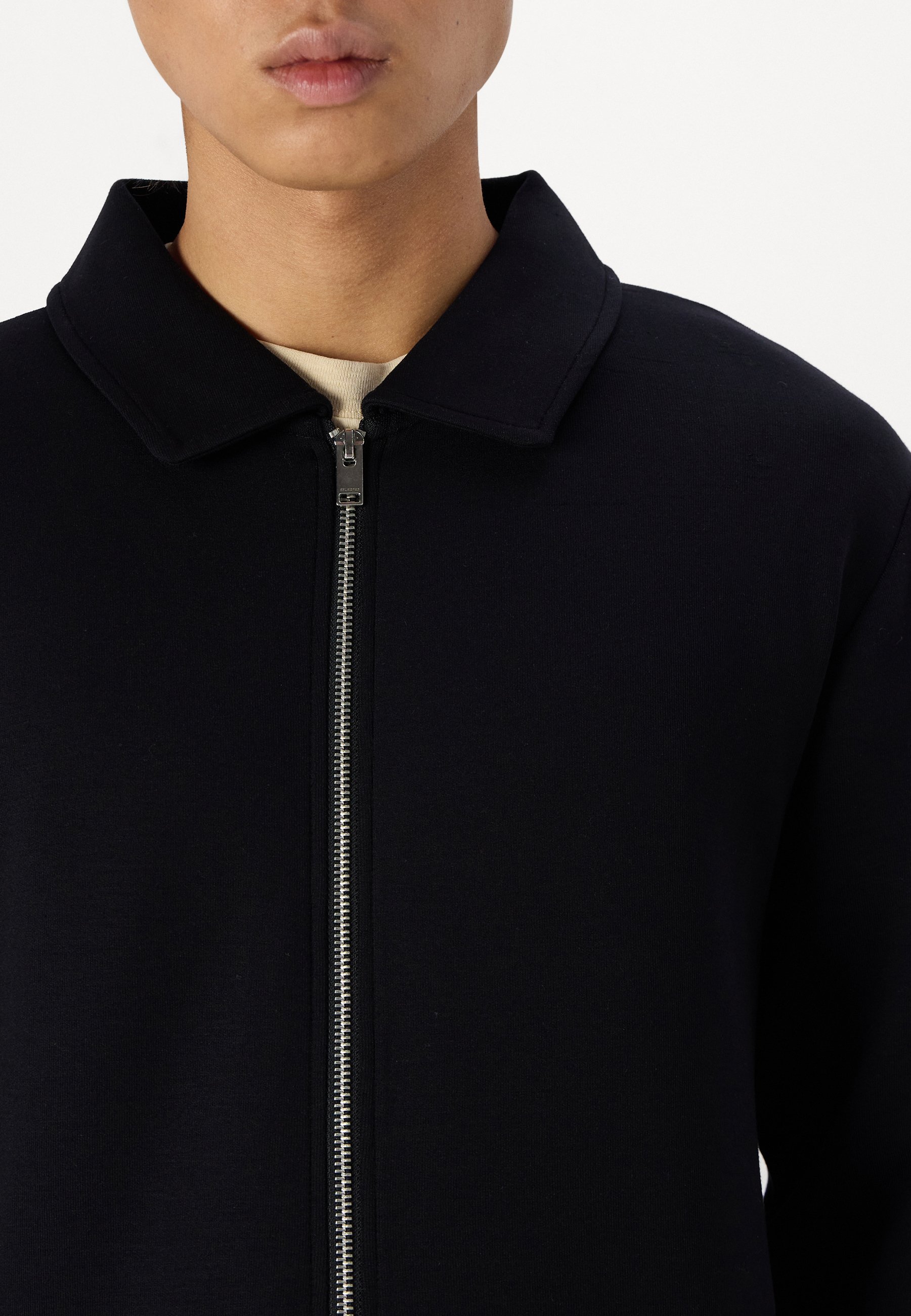 Selected Homme EMANUEL SOFT FULL NOOS - Sweatshirt mit Reißverschluss - schwarz