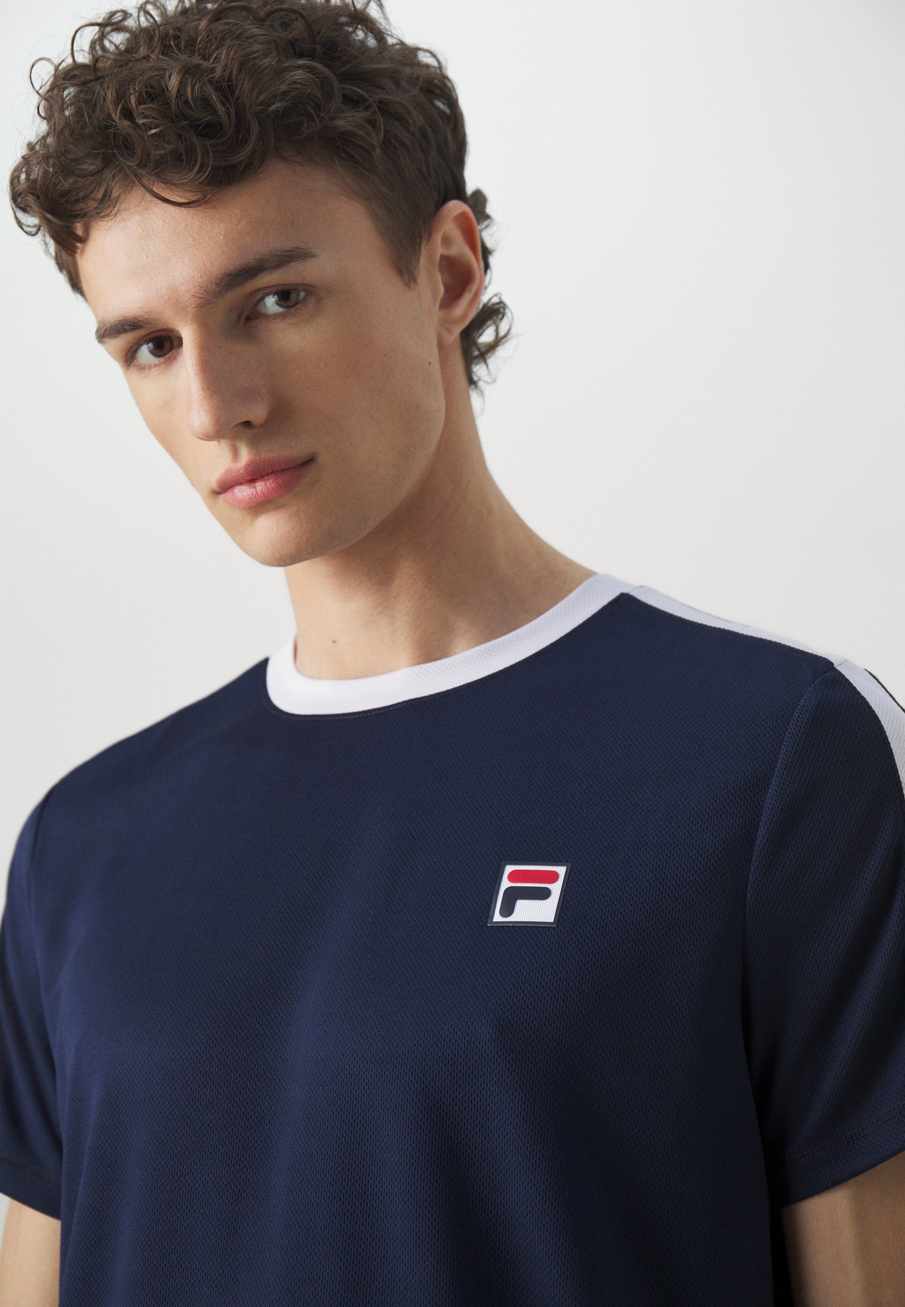 FILA ELIAS - Sportovní tričko - black/white