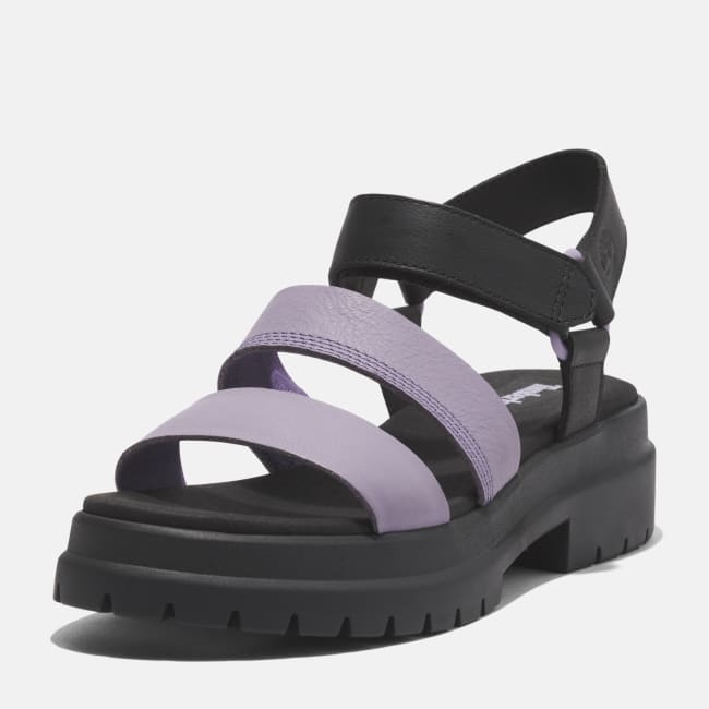 Sandalo a 3 Fasce London Vibe da Donna in viola