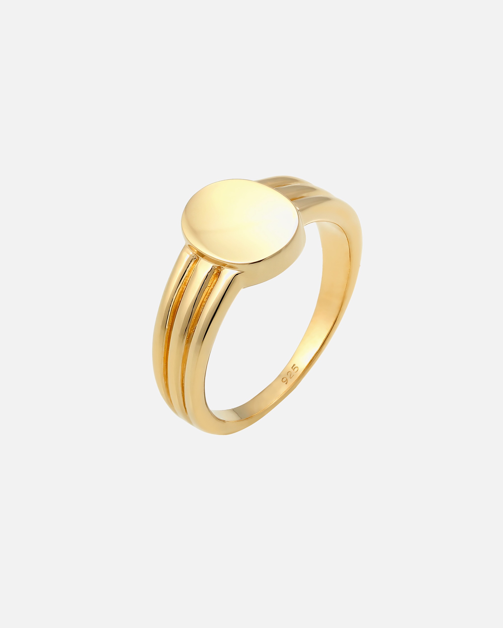 Elli Cercle Basic Géo Bague Femme - (925/1000) Argent