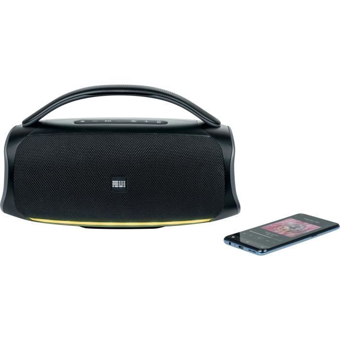 BIGBEN Kabelloser Lautsprecher mit Beleuchtung – Mainstream 4 – Bluetooth 5.3 – USB – Micro-SD – AUX-IN – 100 W