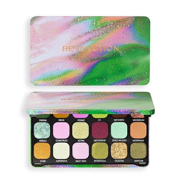 Forever Flawless Astro Nova Green Eyeshadow Paleta Paleta sjenila za oči i šminka