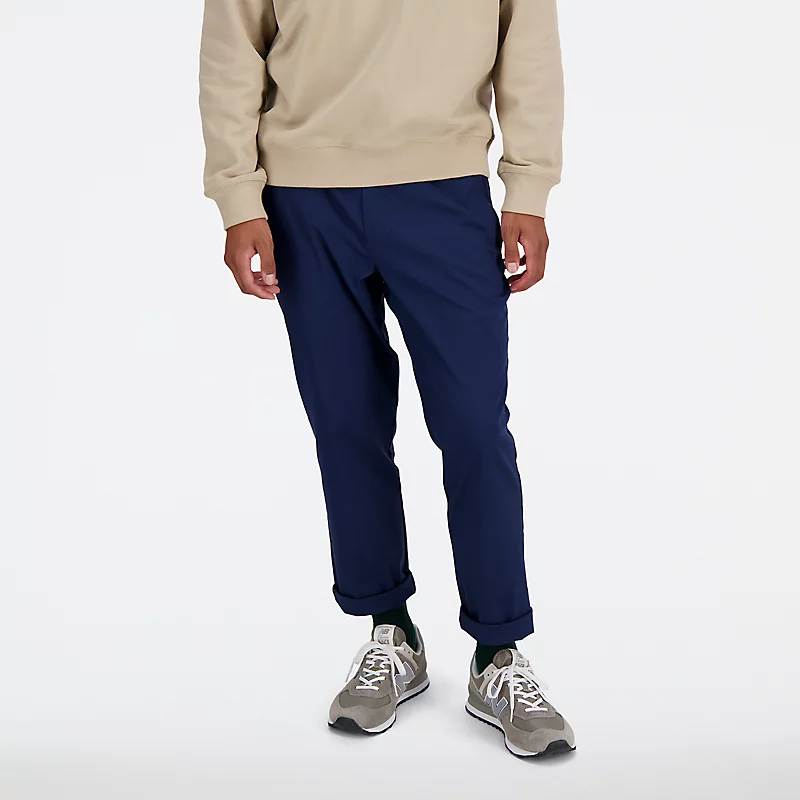 Herenbroek met rechte pijpen van 71 cm (28 inch) - NB NAVY