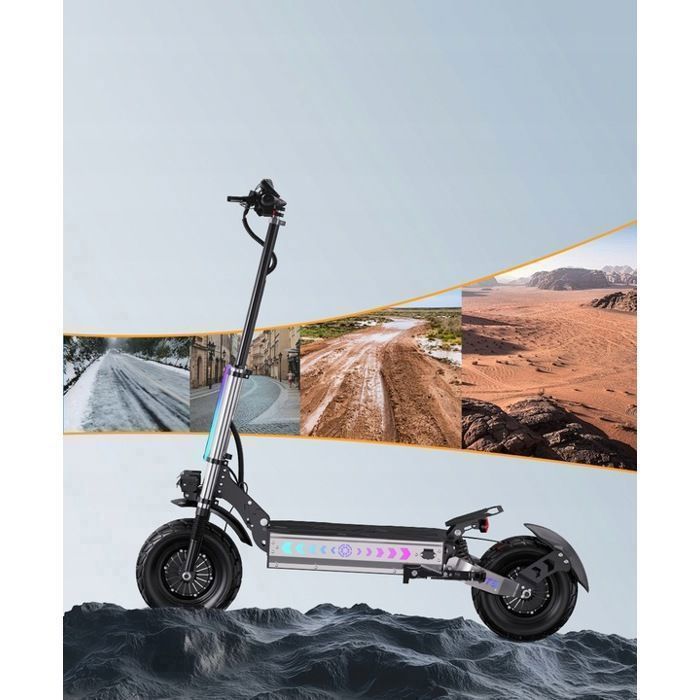 OOTD T90 - Folding Electric Scooter - 6000W Motor - 60V 31.2AH - 100KM Range - 85KM/H - 13