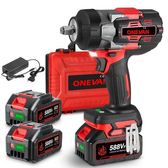 Llave de impacto inalámbrica ONEVAN de 1/2