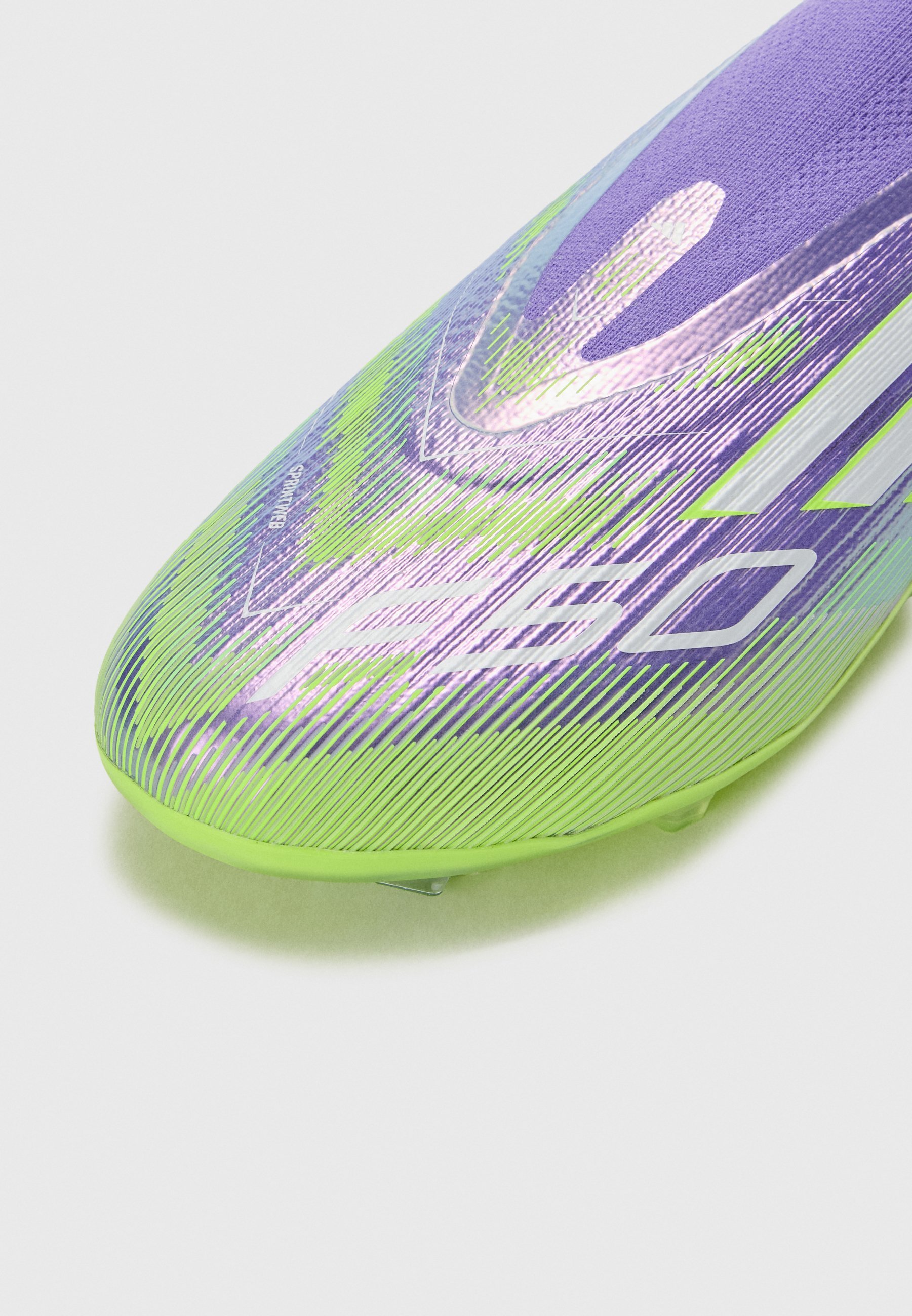 adidas Performance F50 ELITE UNISEX - Kopačky na pevný povrch - purple rush/white/lucid lemon