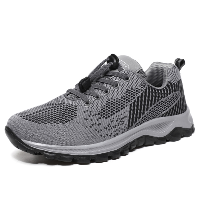 Hommes Mesh chaussures de marche respirantes Sneaker convient pour les chaussures occasionnelles d’âge moyen et les personnes âgées