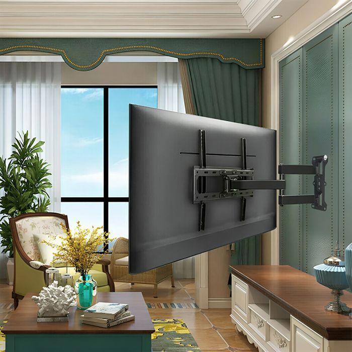 Support mural accroche TV bras articulé inclinable et orientable pour TV OLED LG OLED42C26LB 42