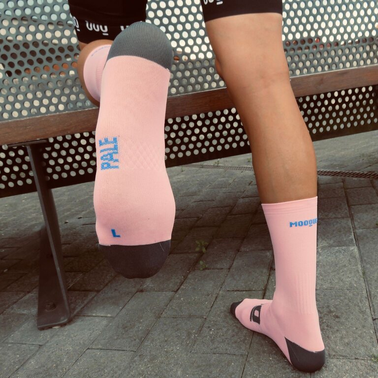 Mooquer Pale Classy Evo II Atmungsaktive Radsocken