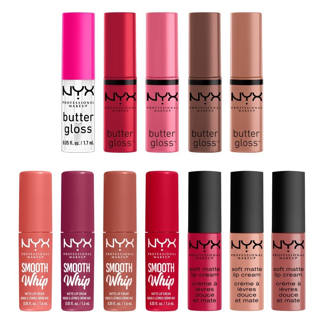 NYX Professional Makeup set za šminkanje, praznična kolekcija Home Alone, mini set za usne - 1 komad