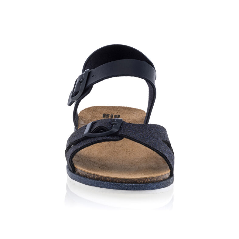 Blaue Sandalen für Mädchen / Zehenfreie Schuhe