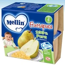 MELLIN Mellin Fruttapura Pera 4 X 100 G Papilla