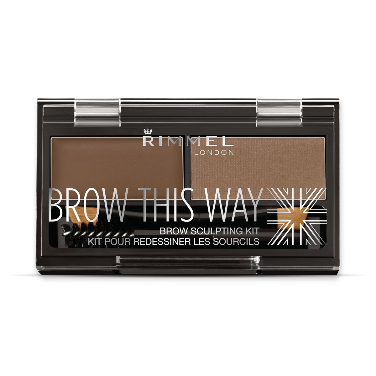 Palette sourcils Rimmel Mid Brown 002 2,4 g Brow This Way