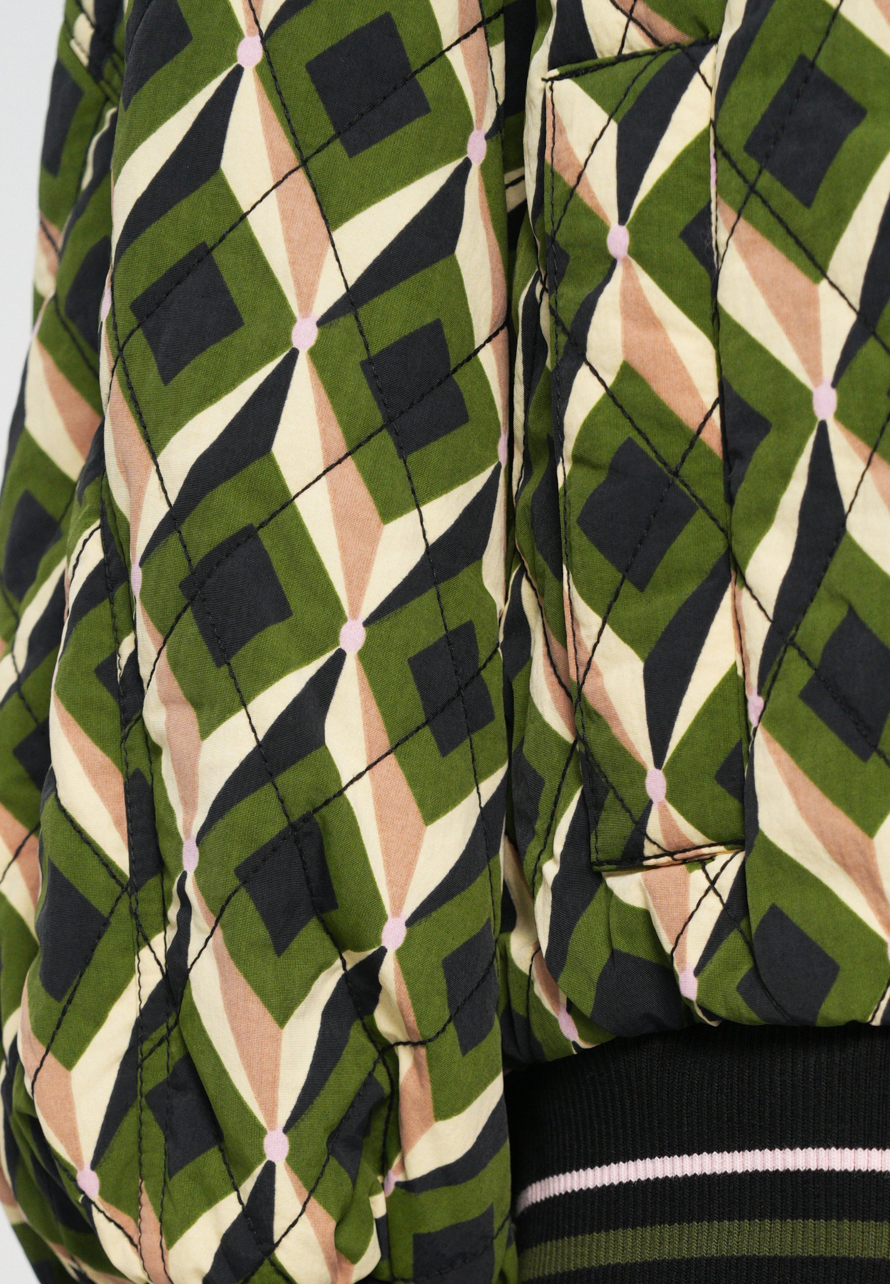 SALMA JACKET - Bomberjakke - venice geo moss/serenissima blackDiane von Furstenberg