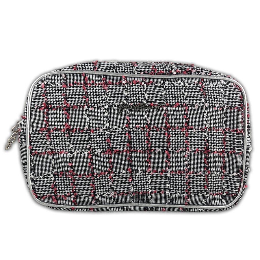 Douglas Accessories torbica/kutija za toaletni pribor, karirana, roza – 1 komad